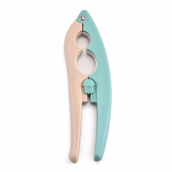 Strumento portatile per clip schiaccianoci, strumento rapido e facile per schiaccianoci, noci, mandorle, noci, noci, noci, plastica, pinza, strumento per sgusciare con design con blocco di sicurezza Wbb15630